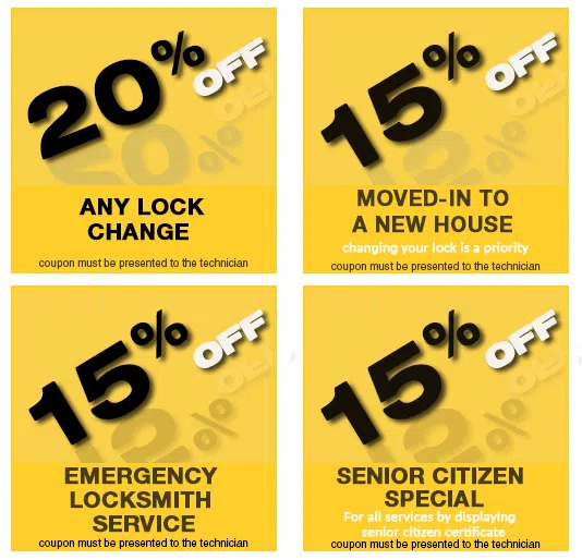 Exclusive Locksmith Service Jacksonville Beach, FL 904-297-5020 - coupon-img